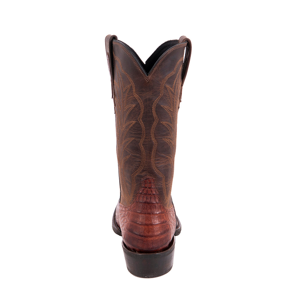 Men's Cowboy 12-2 Raisin Croc/Canella Goat Winn Stitch Mini Vibram