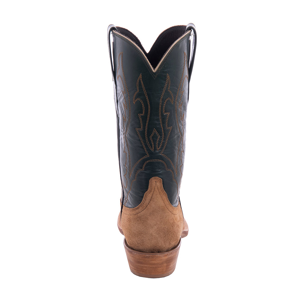 Men's Dunn Boar Green Velvet Cowboy Boot