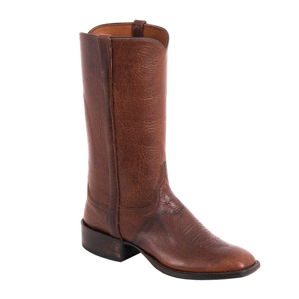 Ladies Cowboy 12-2 Bourbon Bison Covered Side Seam
