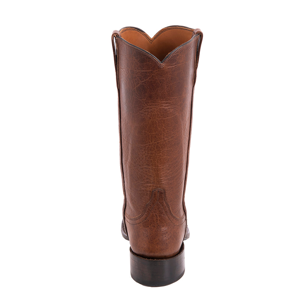 Ladies Cowboy 12-2 Bourbon Bison Covered Side Seam