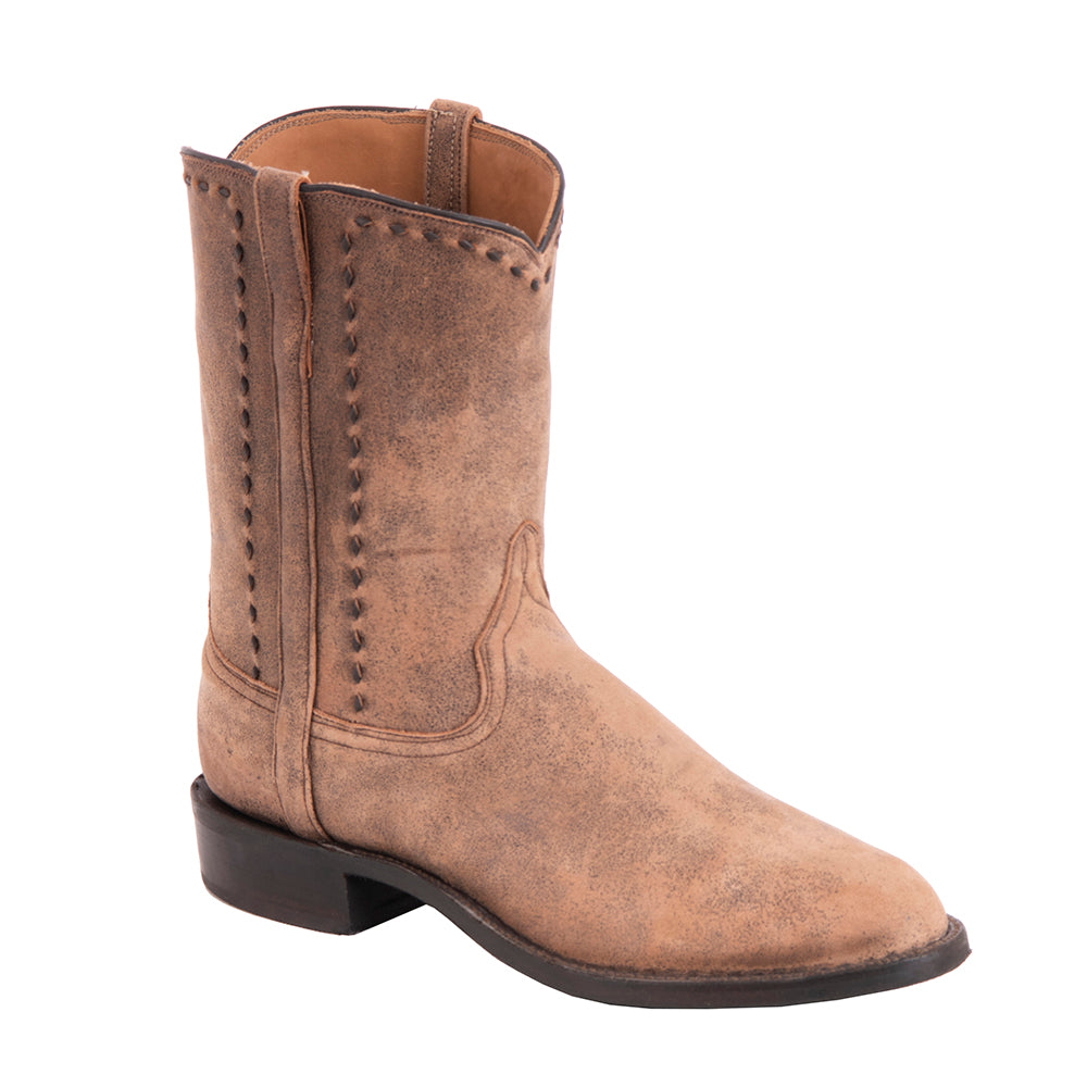 Men's Roper 10-1 Brown Bomber Chocolate Buckstitch