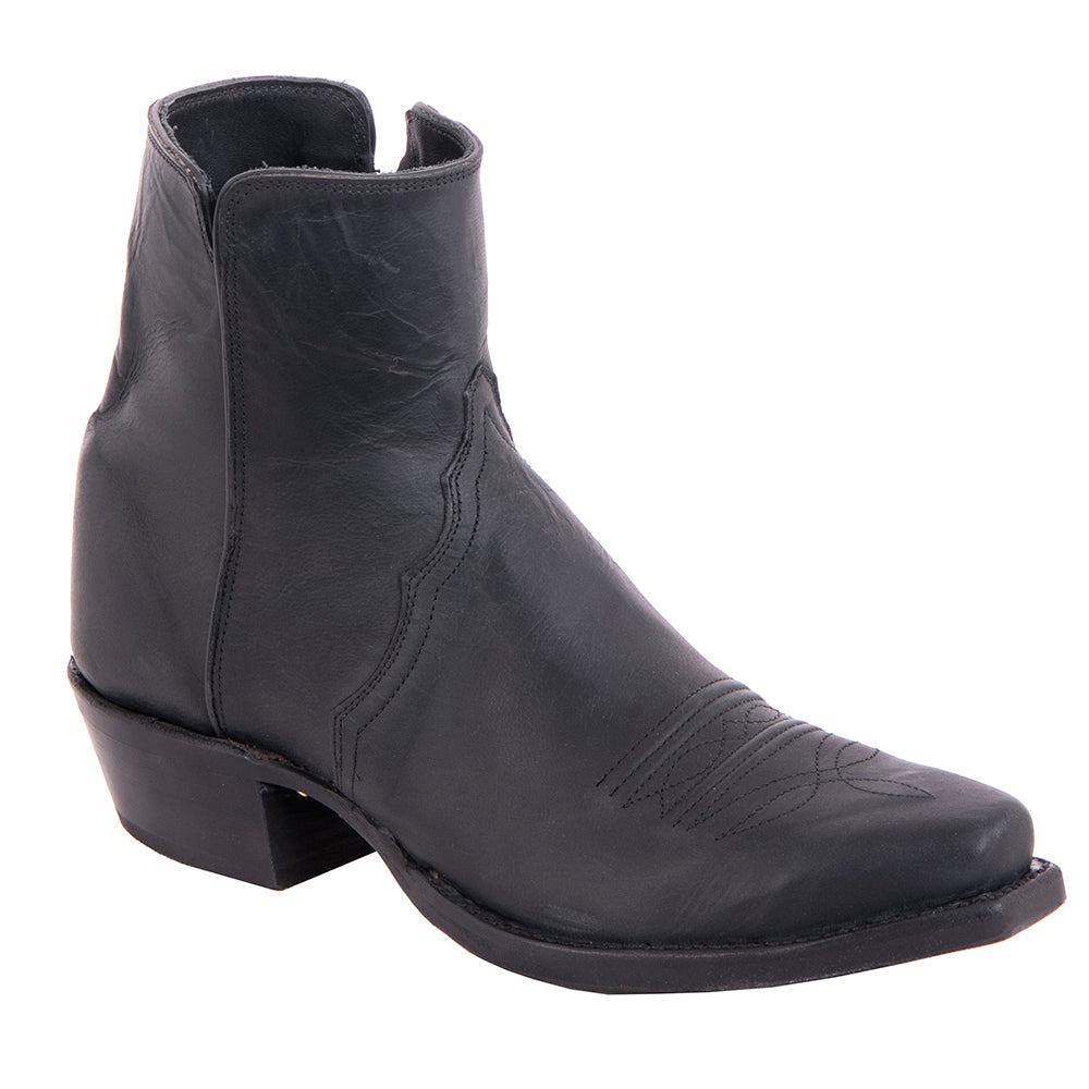 Mens Short Zip Black Mad Dog Goat Toe Bug