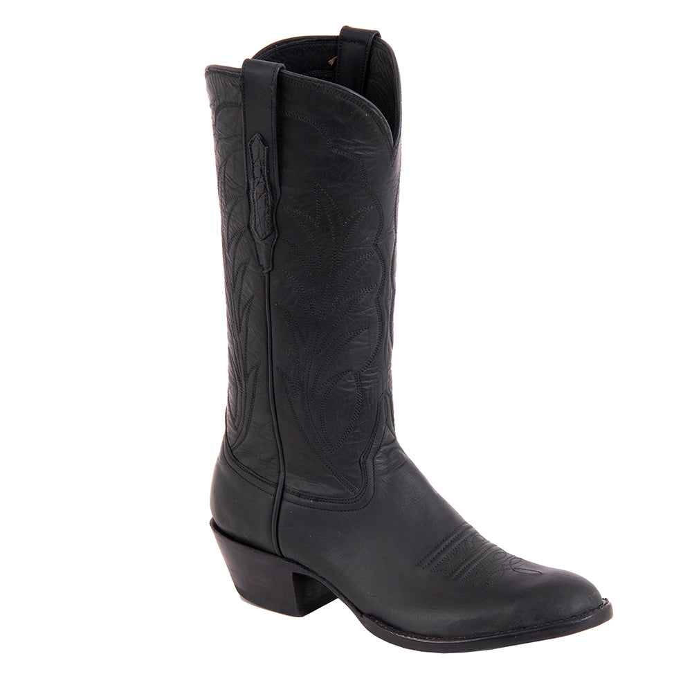 Ladies Cowboy 13-2 Black Mad Dog Winn Stitch Toe Bug