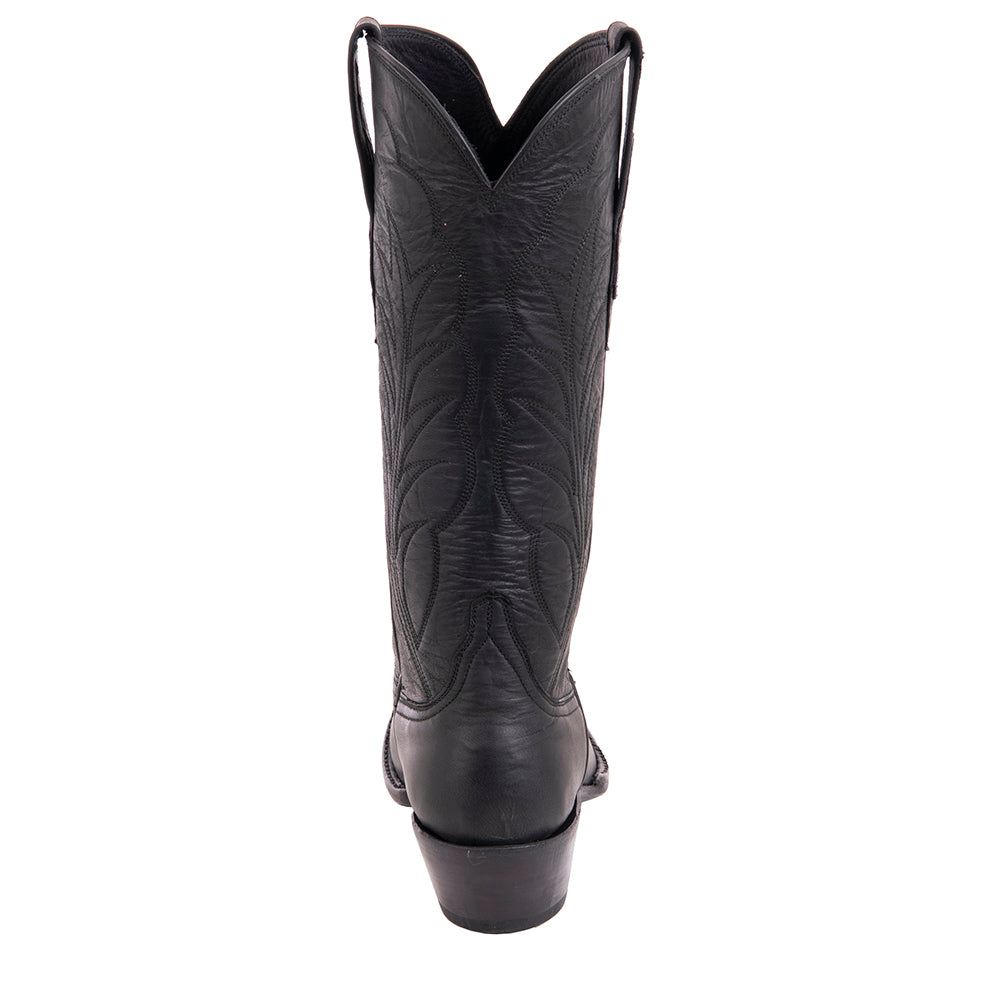 Ladies Cowboy 13-2 Black Mad Dog Winn Stitch Toe Bug