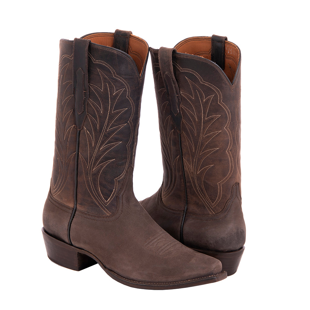 Men's Cowboy 12-2 Chocolate Nubuck/Tobac Goat Winn