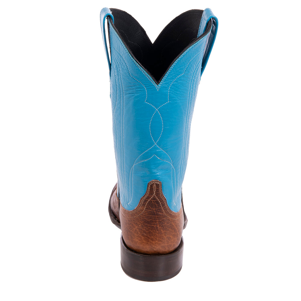 Ladies Cowboy 12-2.5 Cigar PU Caiman Belly/TQ Kid/Mocha Bison