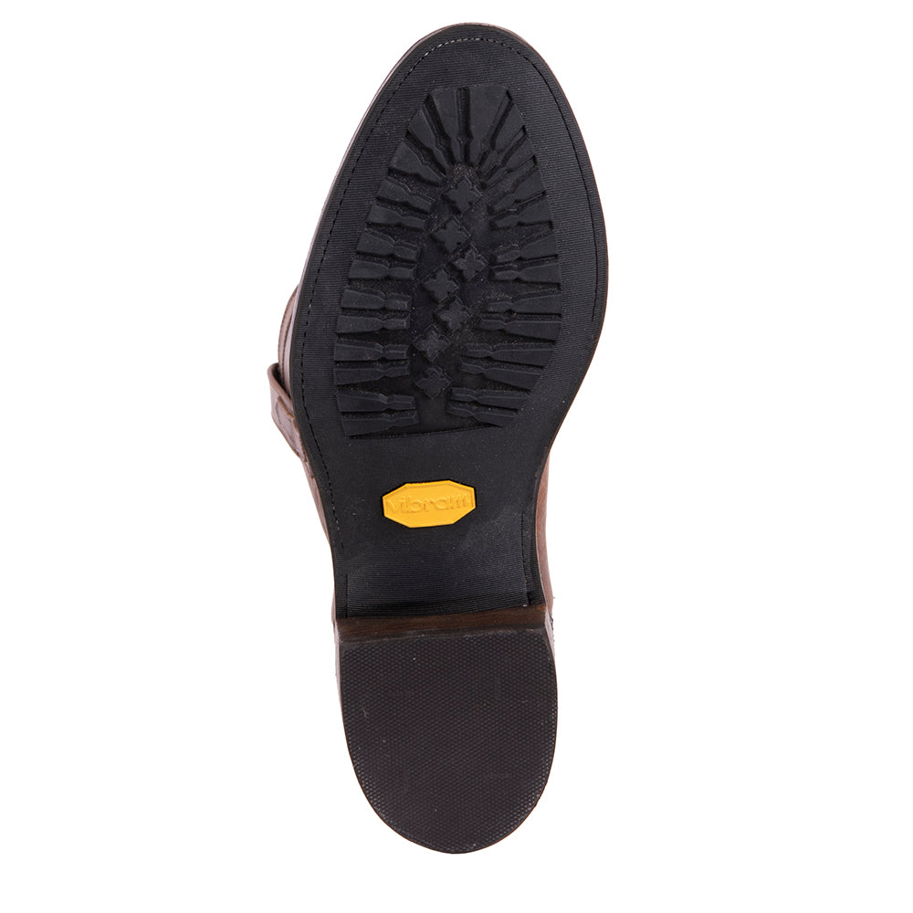 Men's Roper 12-2.5 Saddle Bison/Canella Goat Mini Vibram