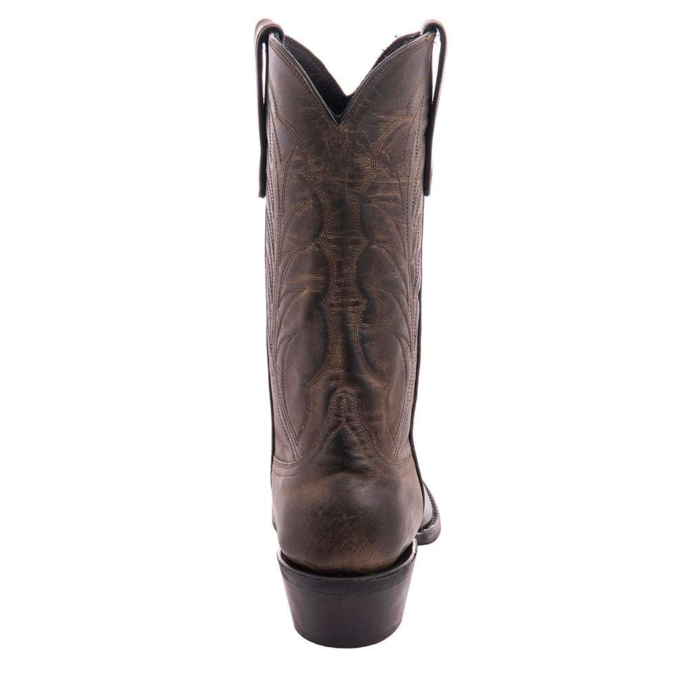 Men's 12-2 Grey Goat Winn Stitch Toe Bug Cowboy Boot