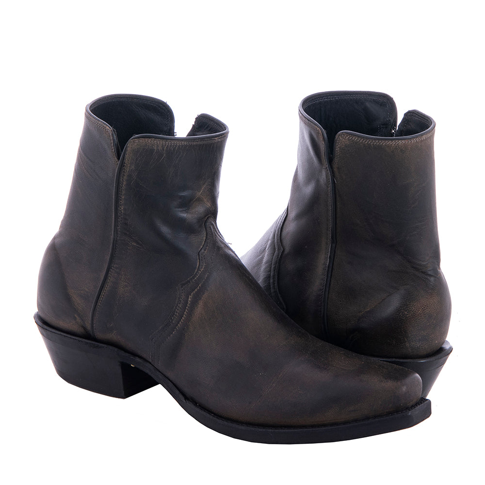 Men's Short Grey Goat Boot