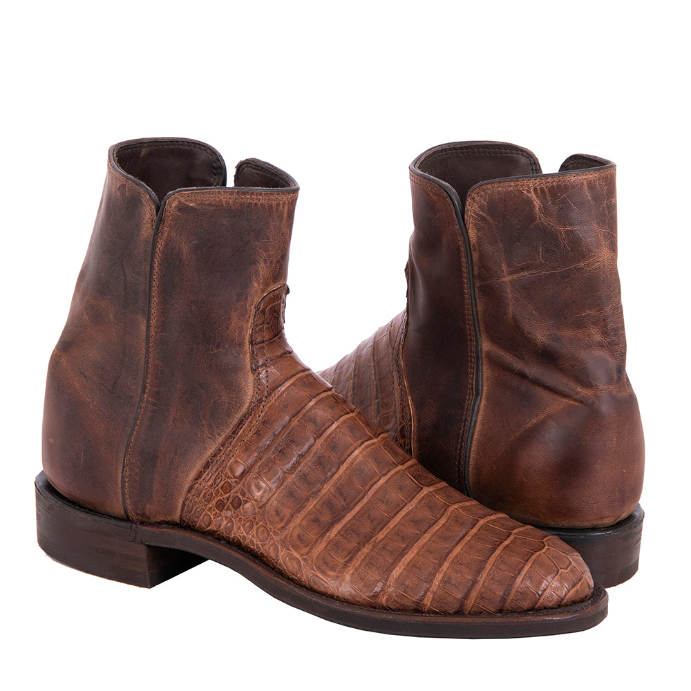 MEN'S SHORTY ROPER CIGAR PULL UP CAIMAN CANELLA GOAT MV SOLE