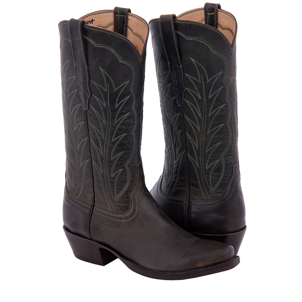 LADIES 13-2 OLIVE MADDOG WINN STITCH NO TOE BUG