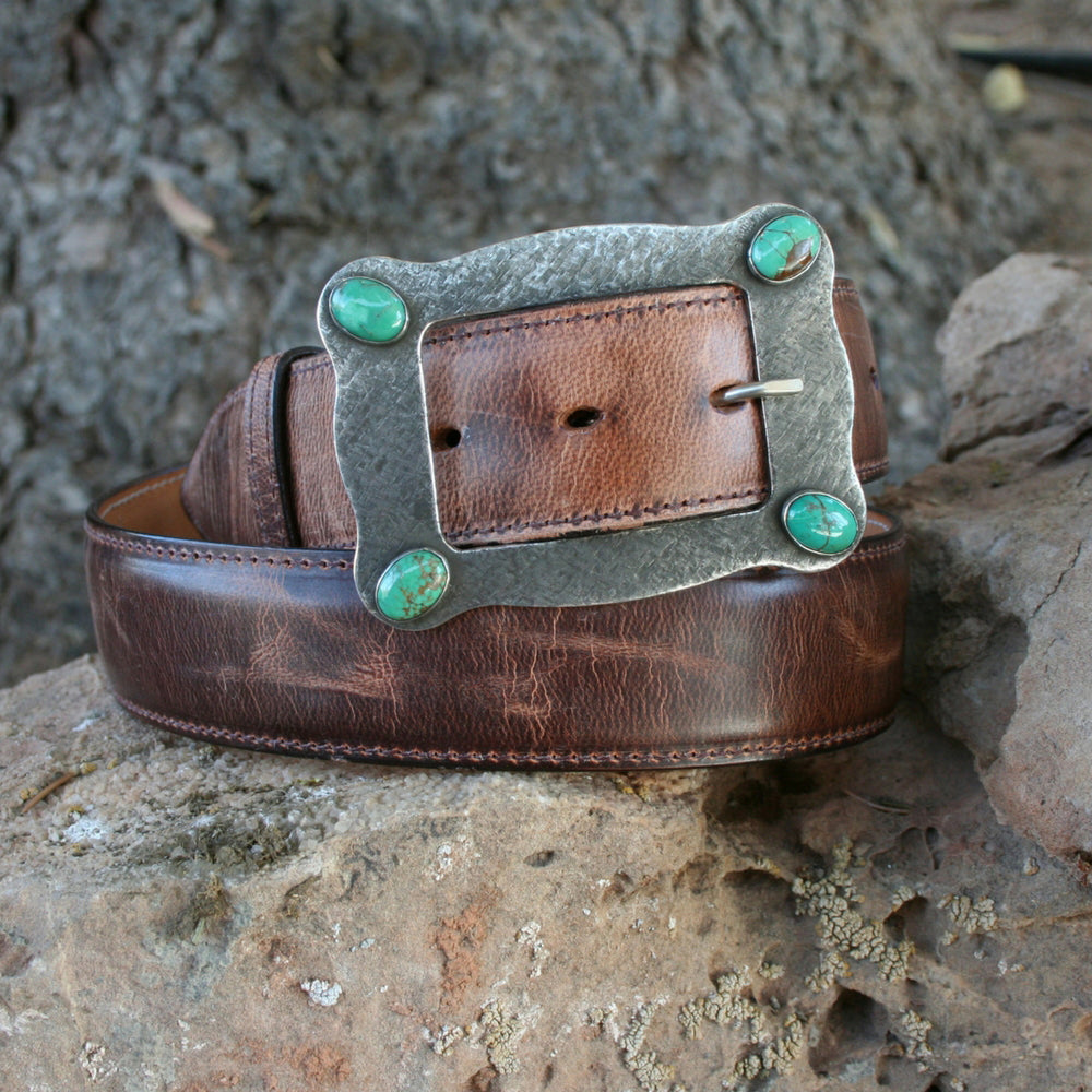 LARGE HART BUCKLE WITH CROSS HATCH