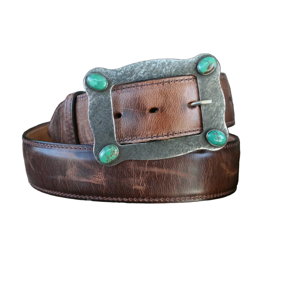 LARGE HART BUCKLE WITH CROSS HATCH