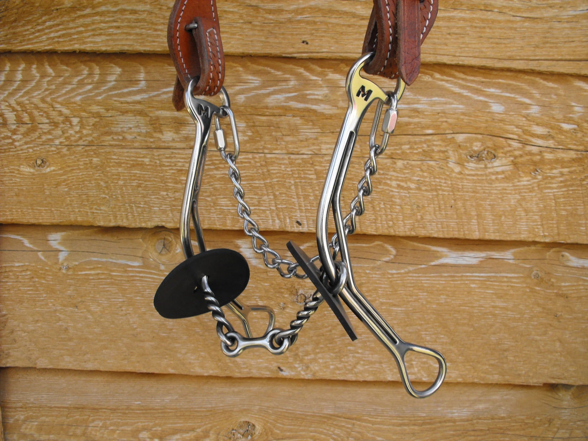 Merrill Bits Long Gag Twisted Wire Dog Bone