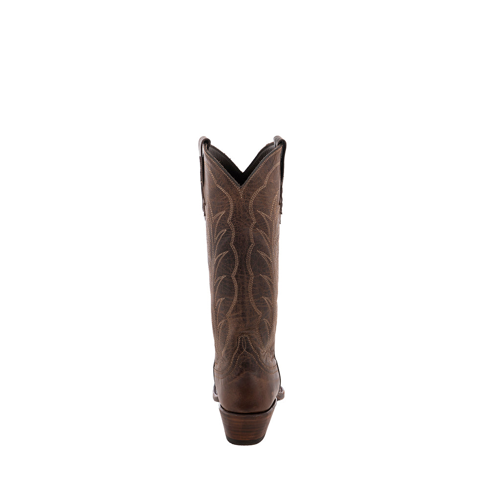 Ladies Cowboy 13-2 Tobac Goat Winn Stitch Toe Bug