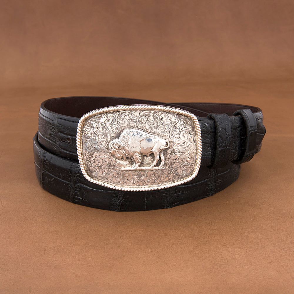 SUNSET TRAILS COLT BUCKLE W/ BISON