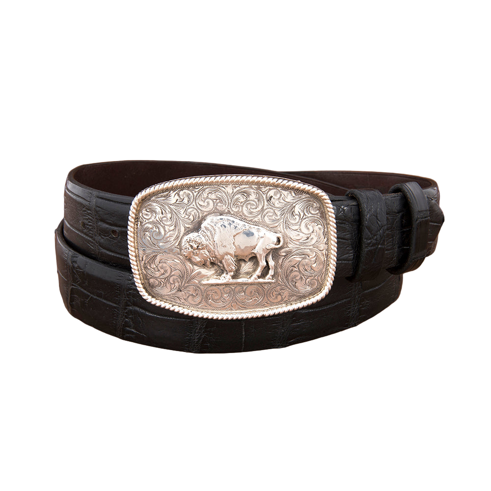 SUNSET TRAILS COLT BUCKLE W/ BISON