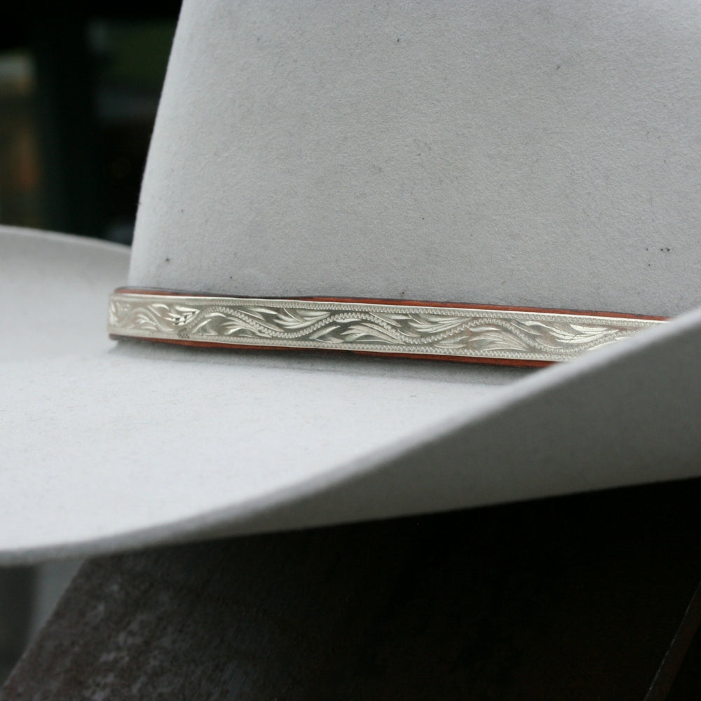 NATURAL MONTIE MONTANA SILVER HATBAND