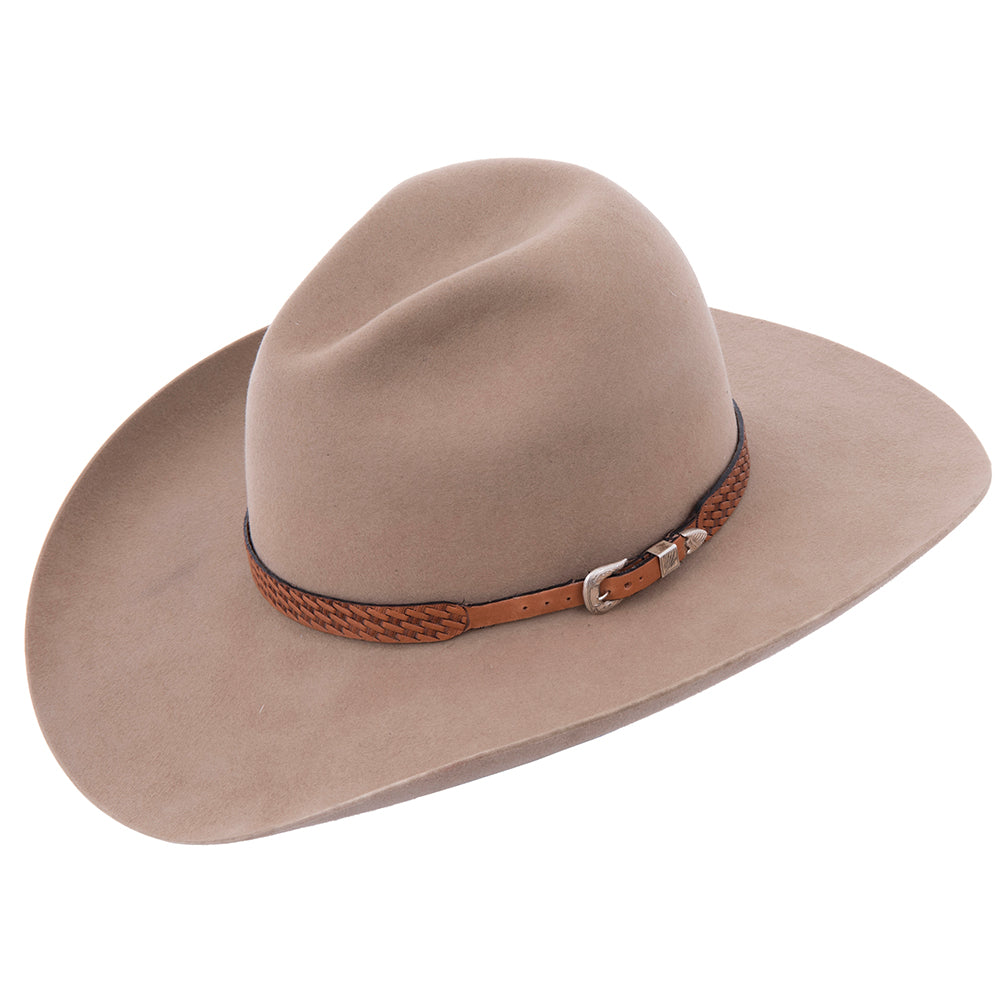 ANTIQUE BROWN WIDE BASKET HATBAND