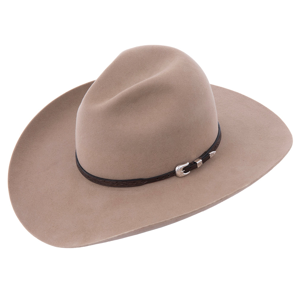 WIDE WILDROSE HATBAND CHOCOLATE