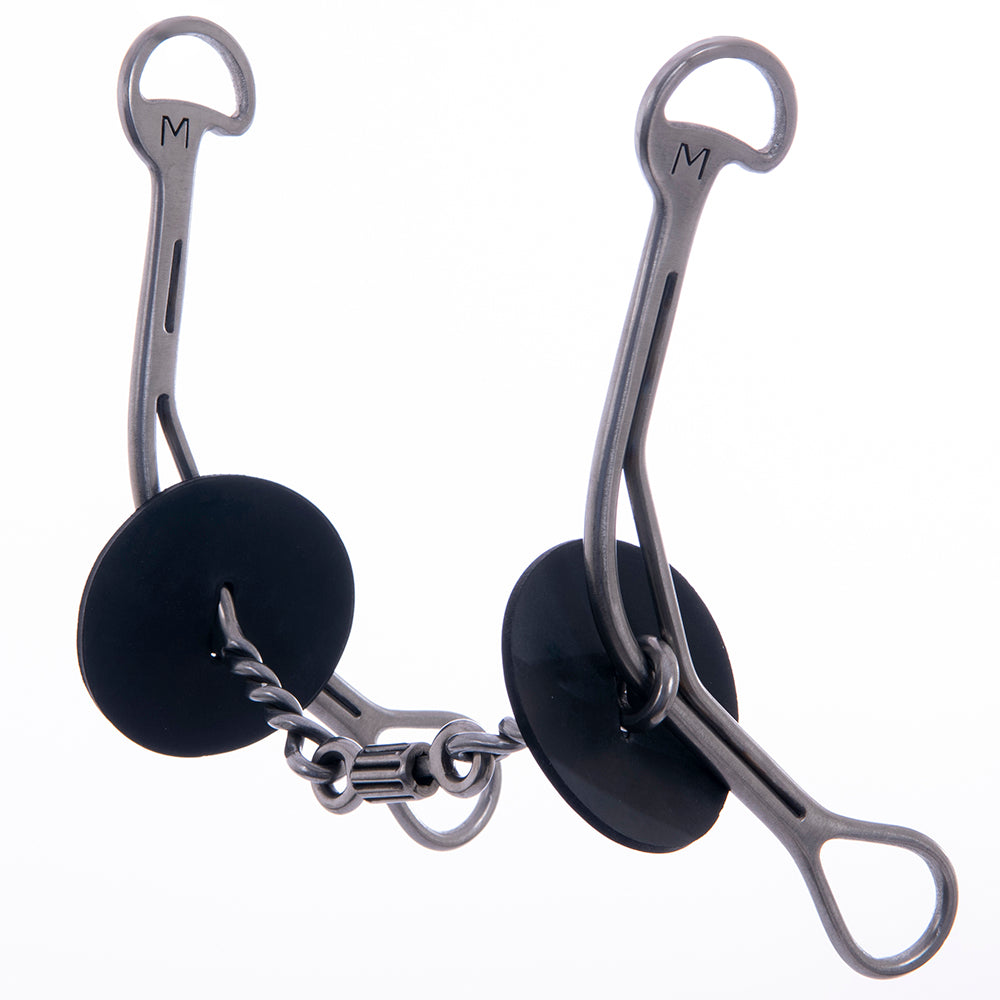 Merrill Bits Long Gag Twisted Wire Dogbone Roller