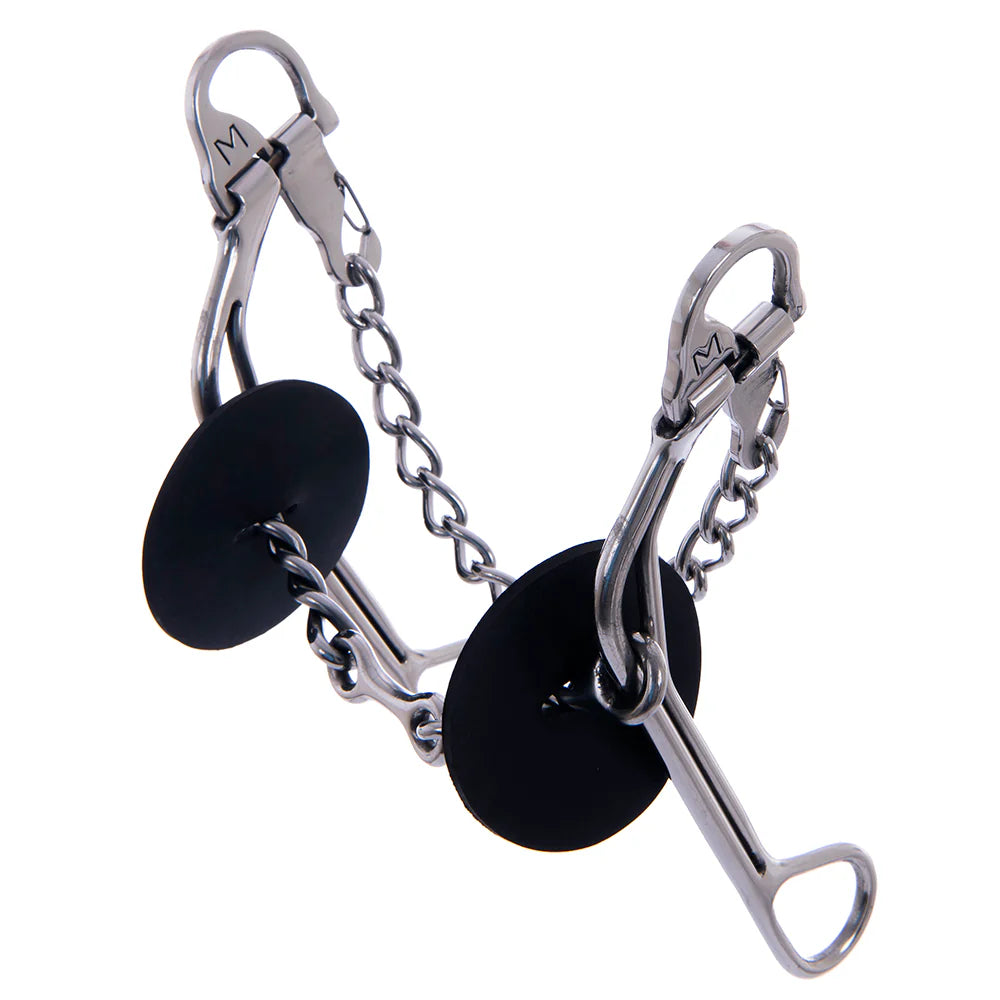 Merrill Bits Swing Top Long Gag Twisted Wire and Dogbone