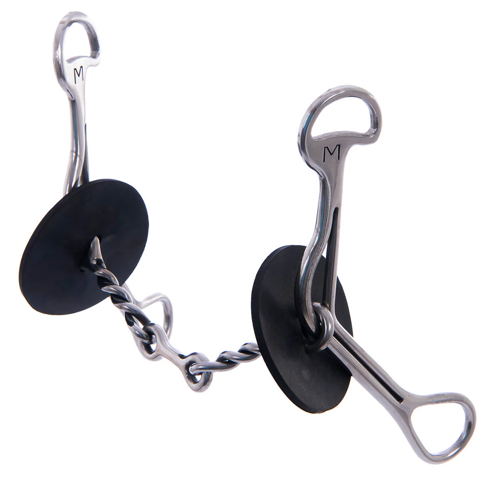 Merrill Bits Medium Gag Twisted Wire with Dogbone