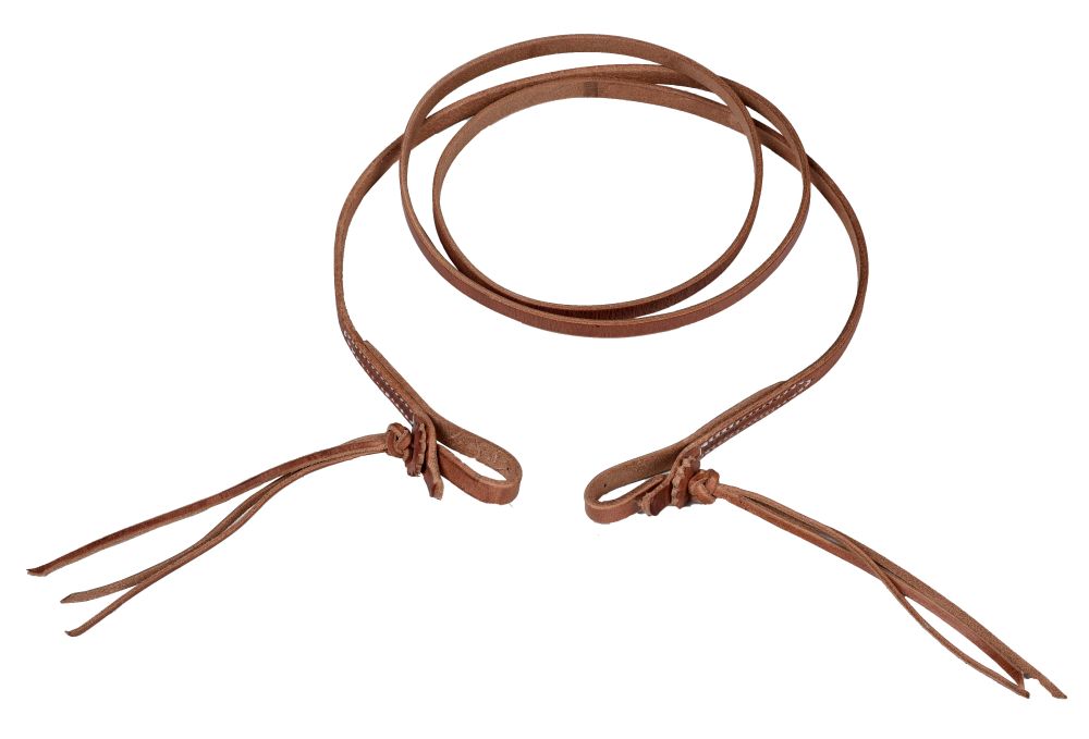 Harness Leather Roper Reins Knot Ends
