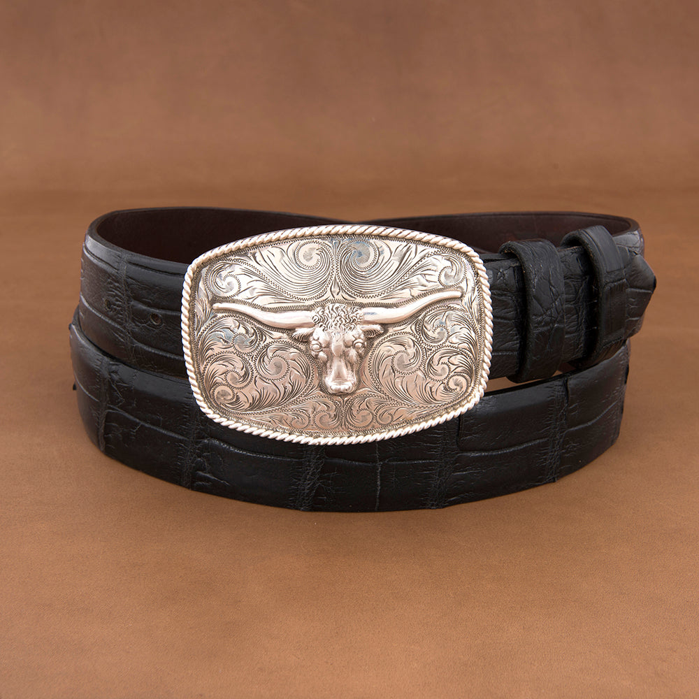 YELLOWSTONE BUCKLE W/ SS STEER