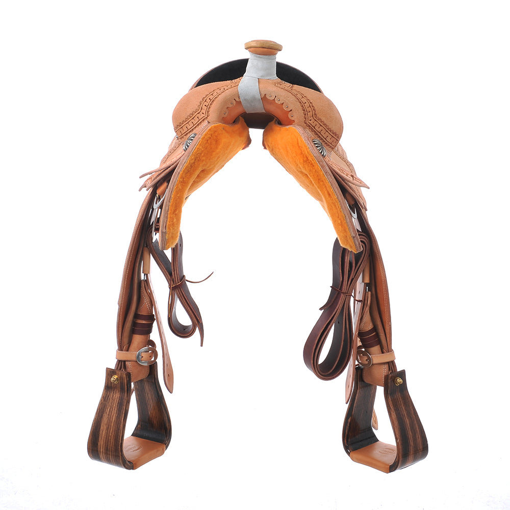 BURNS SADDLERY™ RANCH ROPER SADDLE