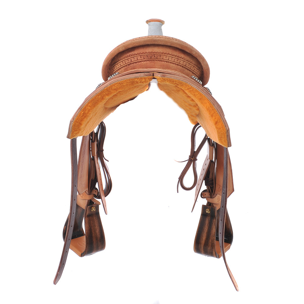BURNS SADDLERY™ RANCH ROPER SADDLE