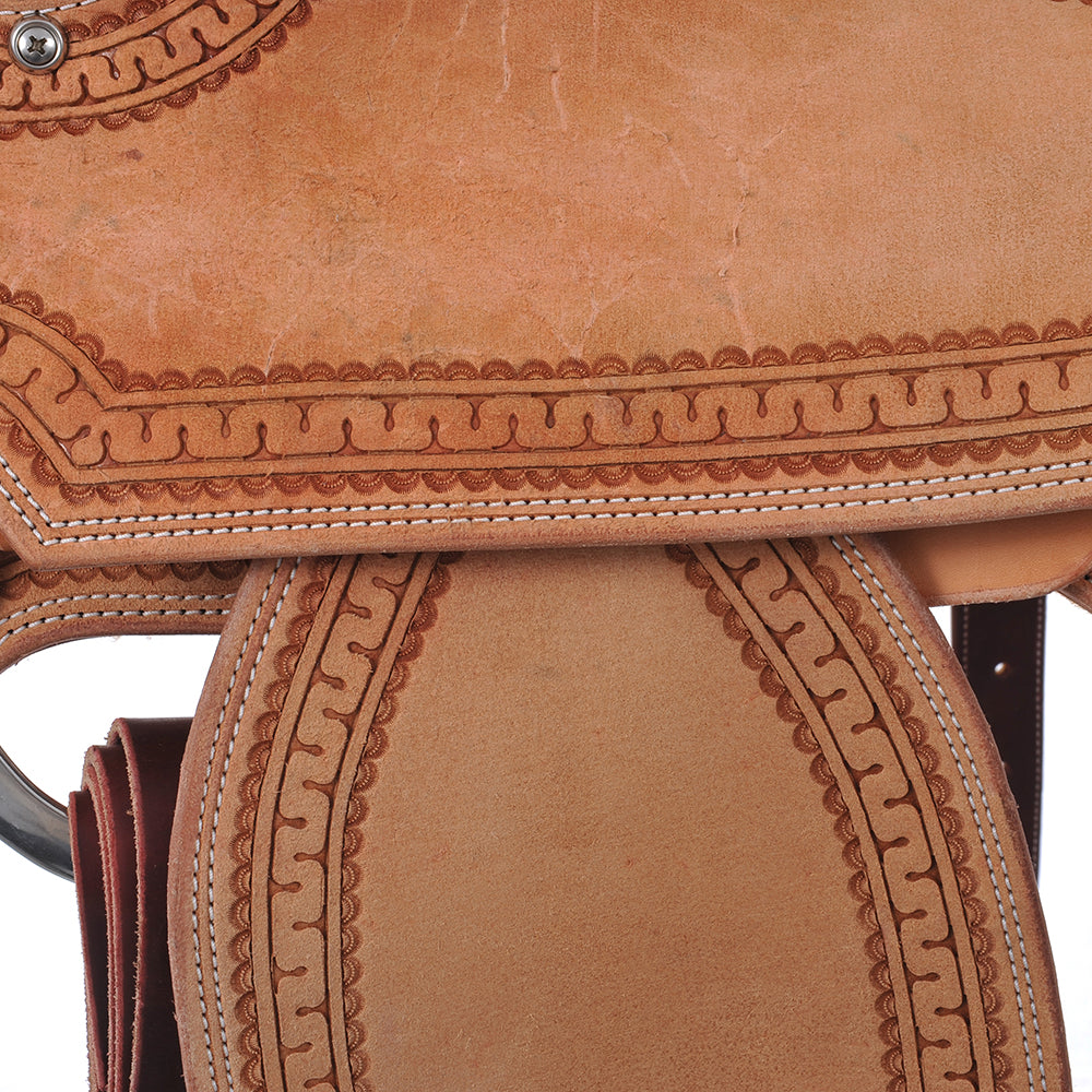 BURNS SADDLERY™ RANCH ROPER SADDLE