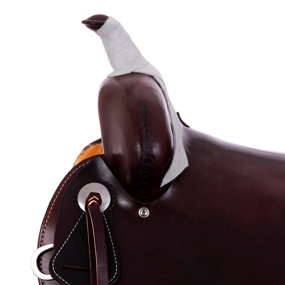 Burns Chocolate SO Trail Saddle - Round - No Tooling - Standard Binding