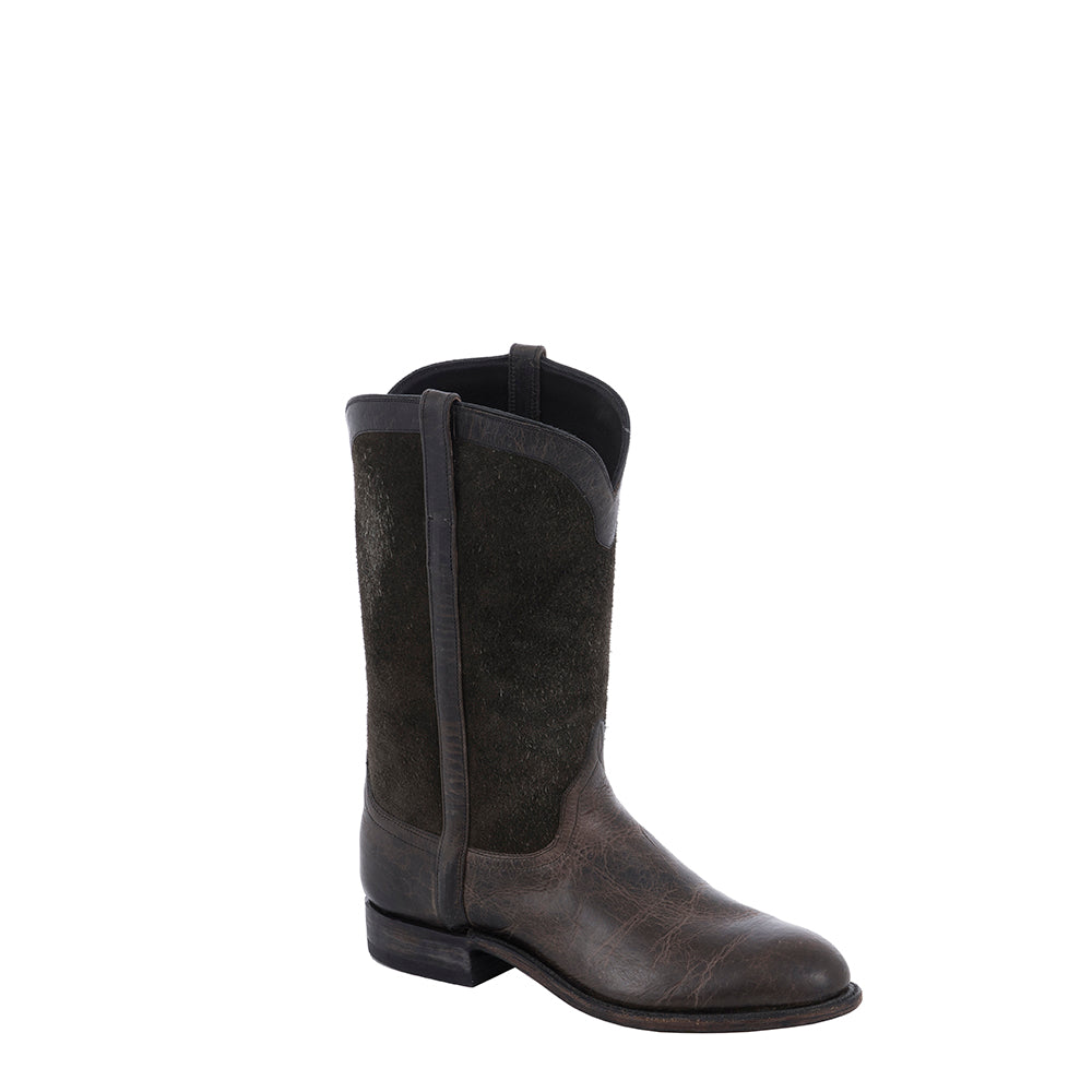 Men's Roper 12-2 Grey Bison/Dark Grey Aniline RO