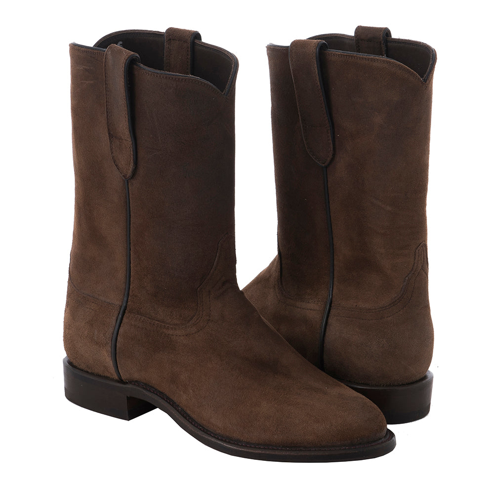 Men's 10-1 Tobac Goat Reverse Roper Boot