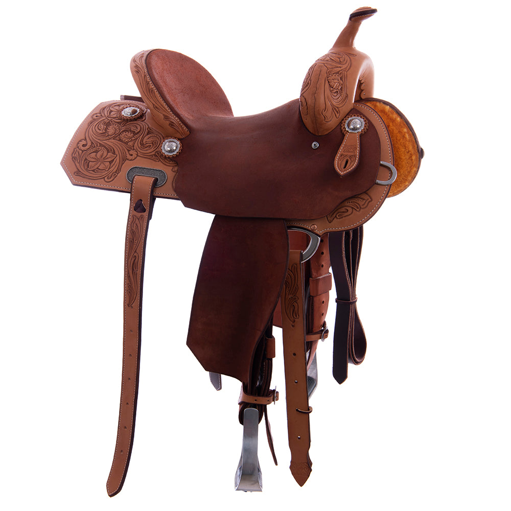 1/2 Russet SO/Chestnut RO Trophy Saddle- Notched- 1/2 D Daisy Miss North Dakota Rodeo 2025