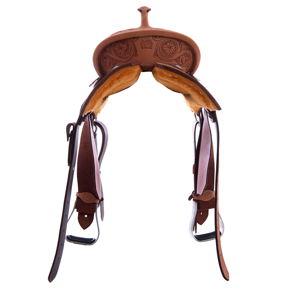 1/2 Russet SO/Chestnut RO Trophy Saddle- Notched- 1/2 D Daisy Miss North Dakota Rodeo 2025