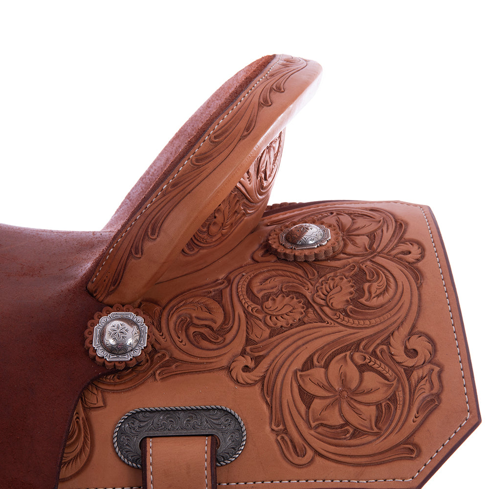 1/2 Russet SO/Chestnut RO Trophy Saddle- Notched- 1/2 D Daisy Miss North Dakota Rodeo 2025