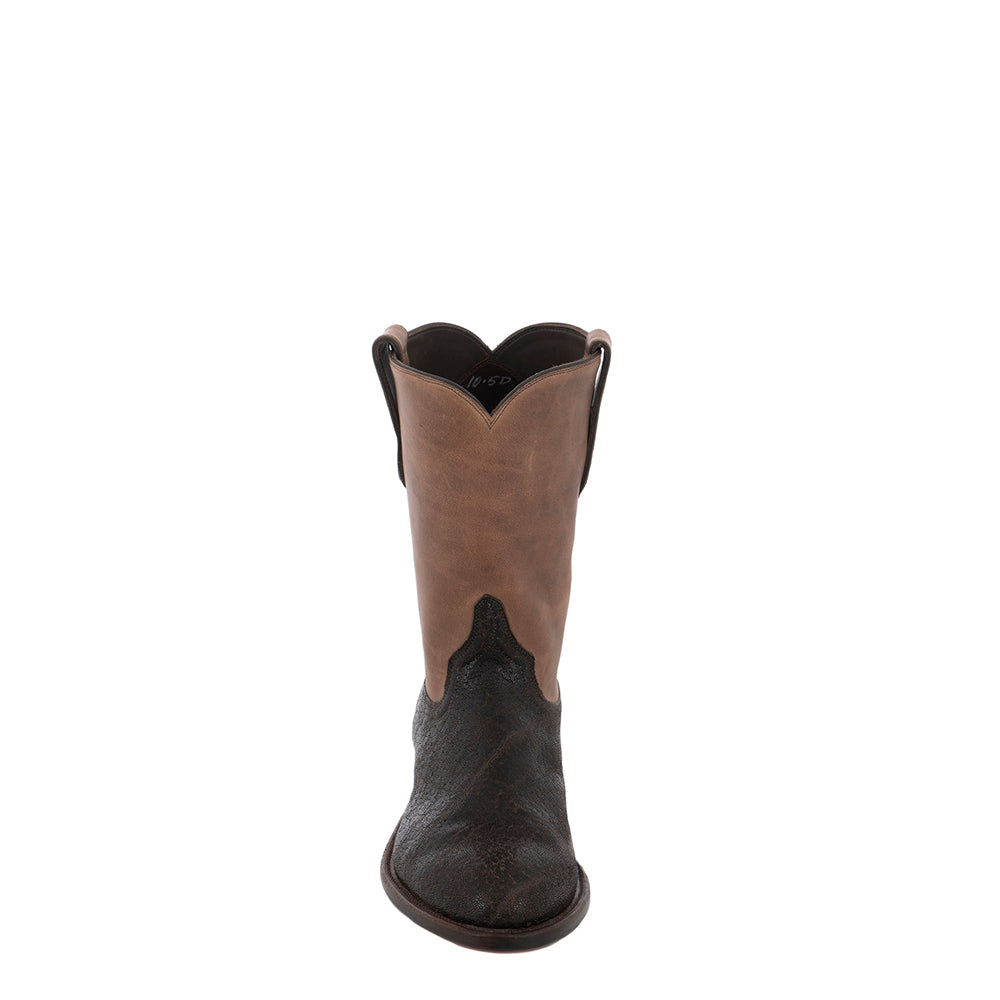 Men's Nicotine Elephant Natural Horween Roper