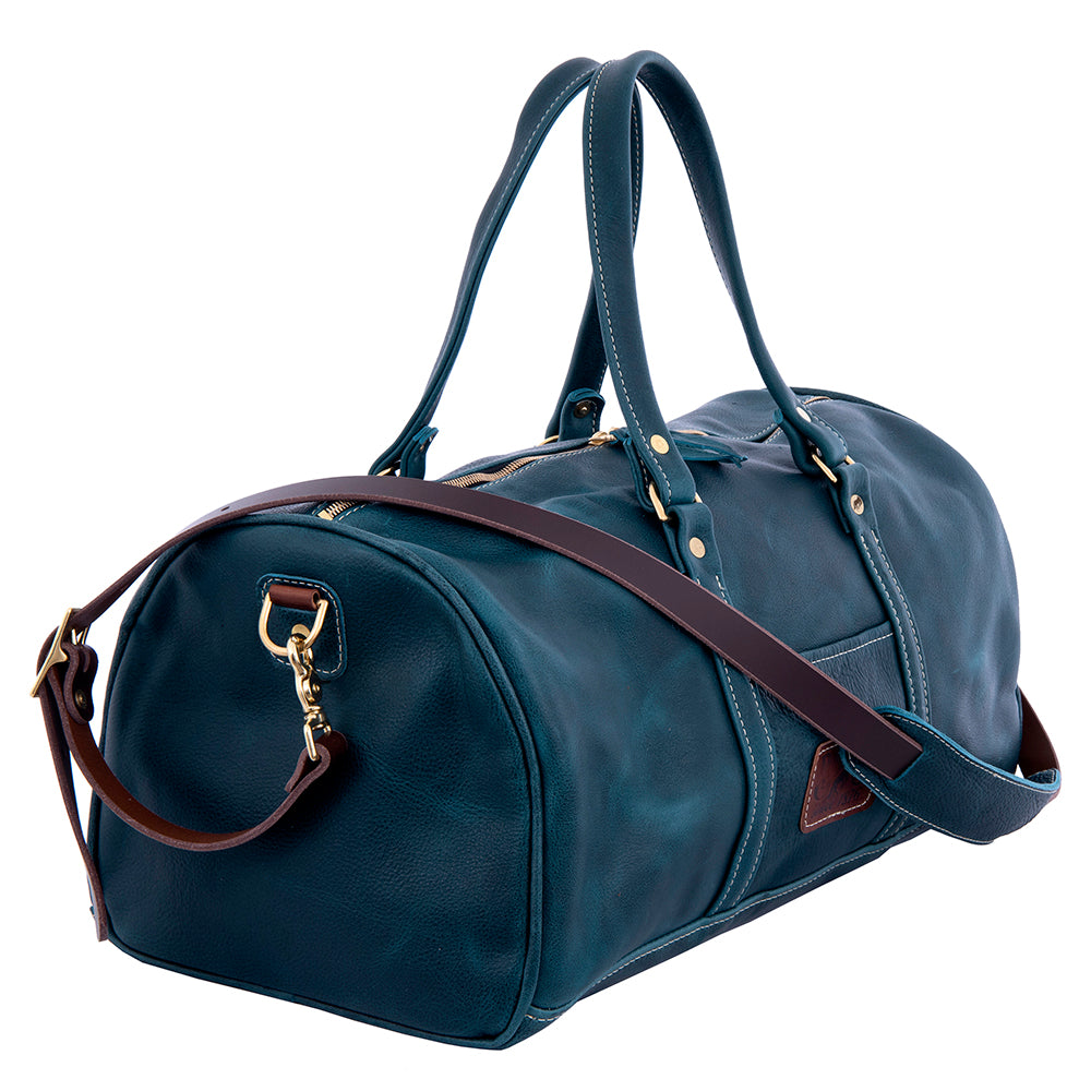 BURNS MEDIUM EMERALD GREEN DUFFLE BAG