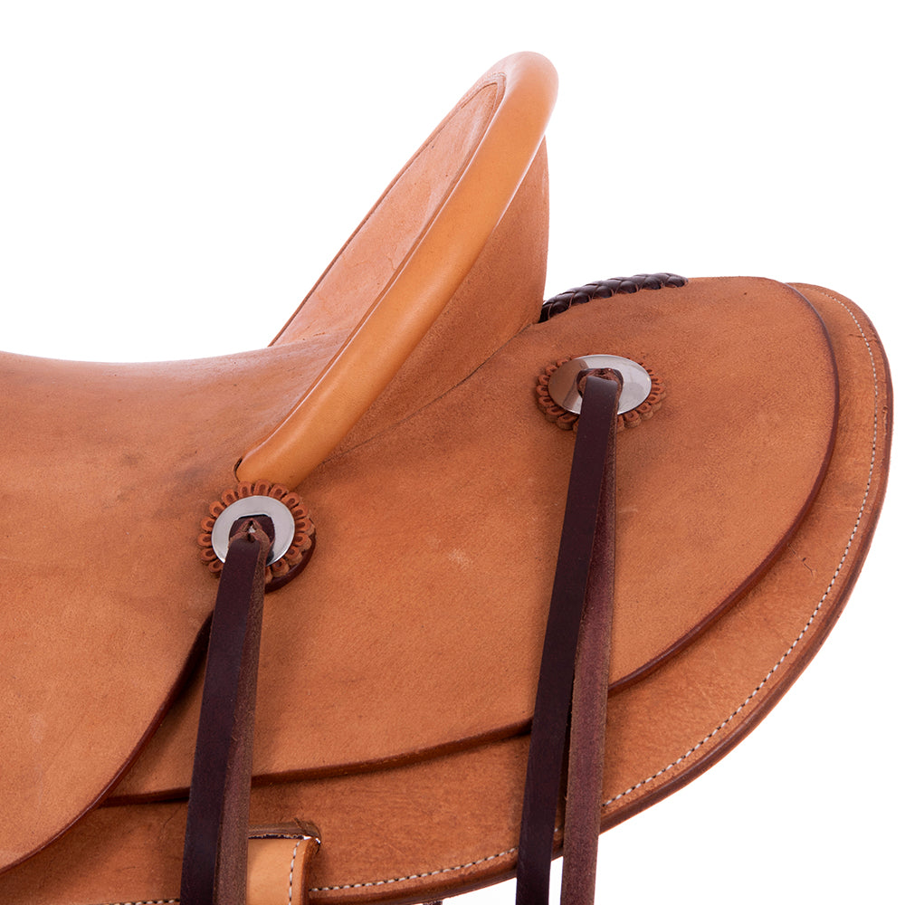 Russet RO Ranch Saddle- Kidney Bean- No Tooling- Standard Binding- Hard Seat