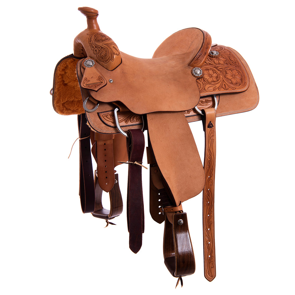 Burns Russet SO/RO Team Roper - Conventional - 1/4 WYO Floral