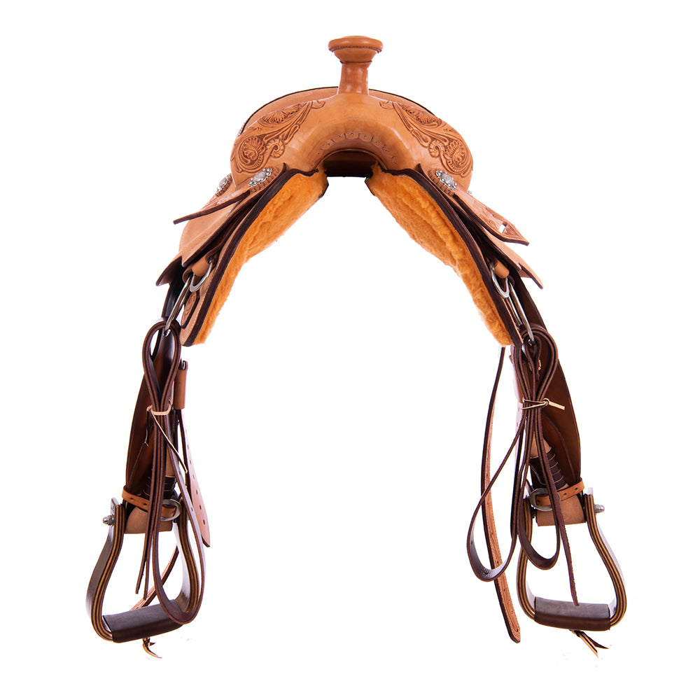 Burns Russet SO/RO Team Roper - Conventional - 1/4 WYO Floral