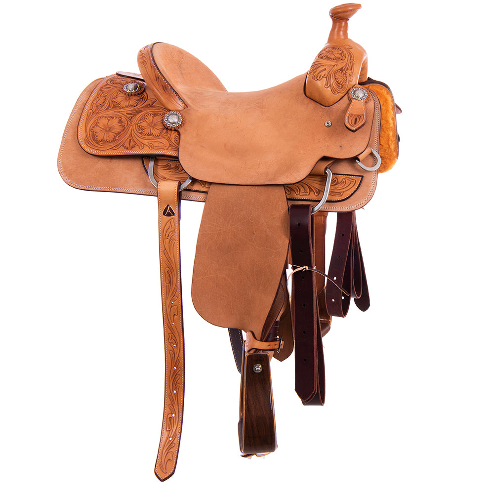 Burns Russet SO/RO Team Roper - Conventional - 1/4 WYO Floral