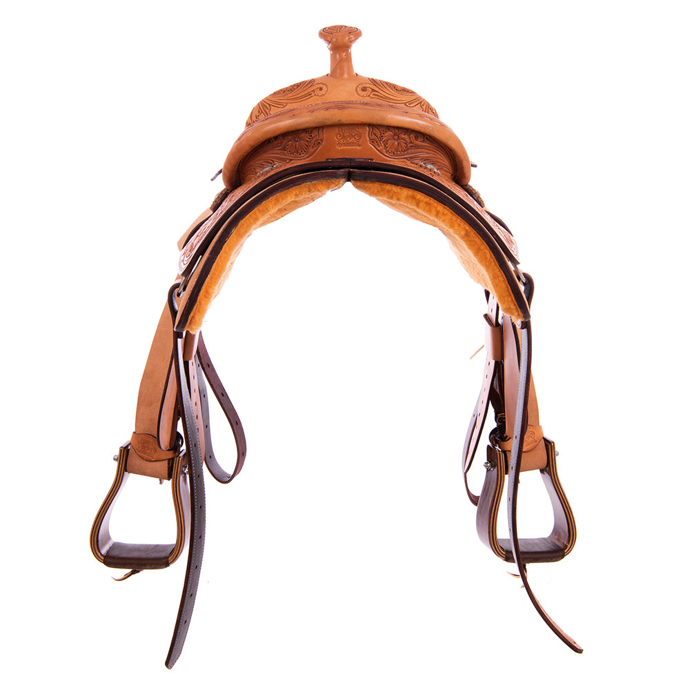 Burns Russet SO/RO Team Roper - Conventional - 1/4 WYO Floral