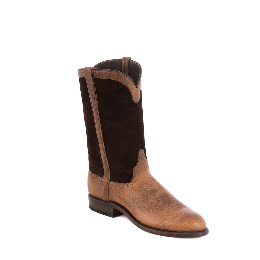 Men's Roper 12-2 Cognac Bison/Chocolate RO