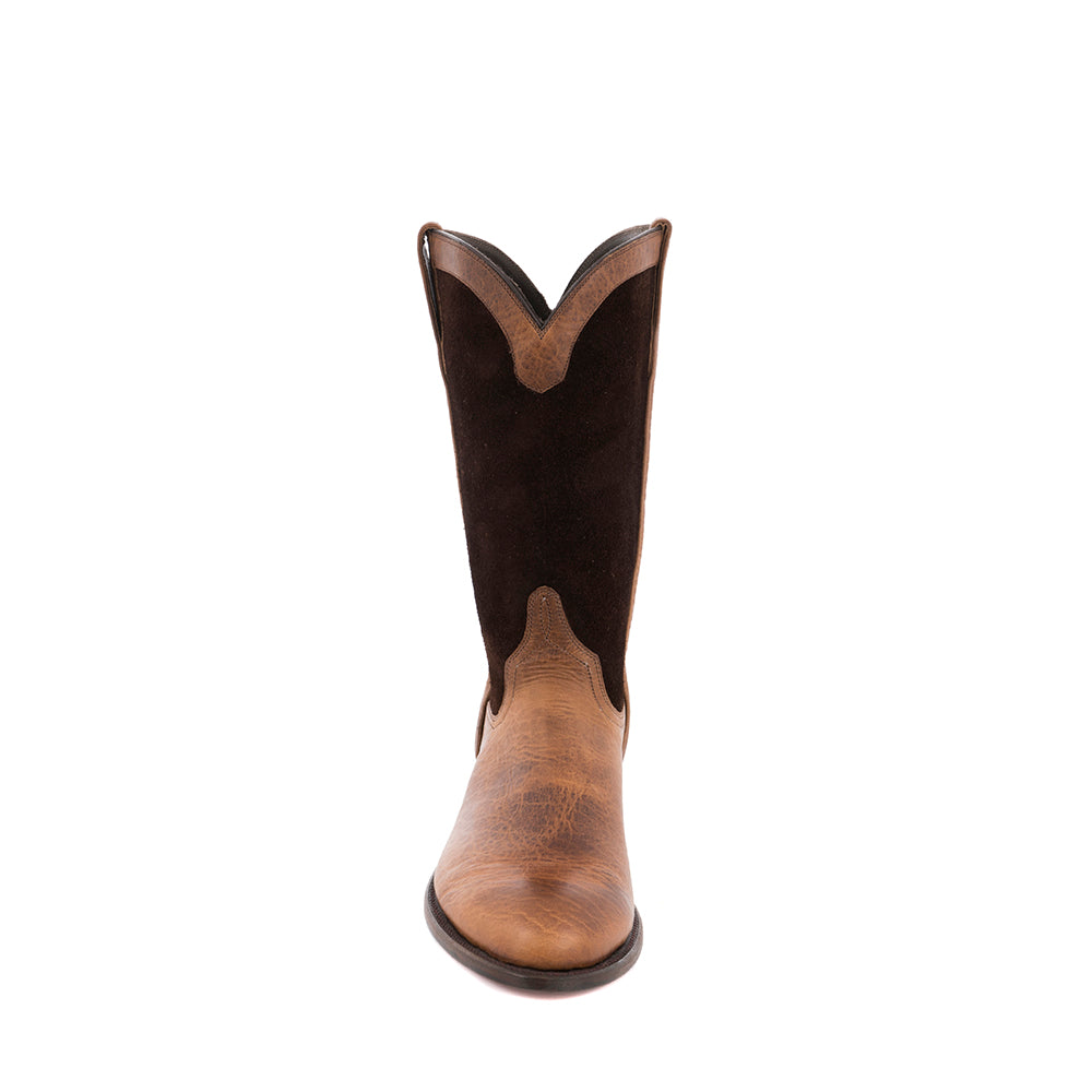 Men's Roper 12-2 Cognac Bison/Chocolate RO