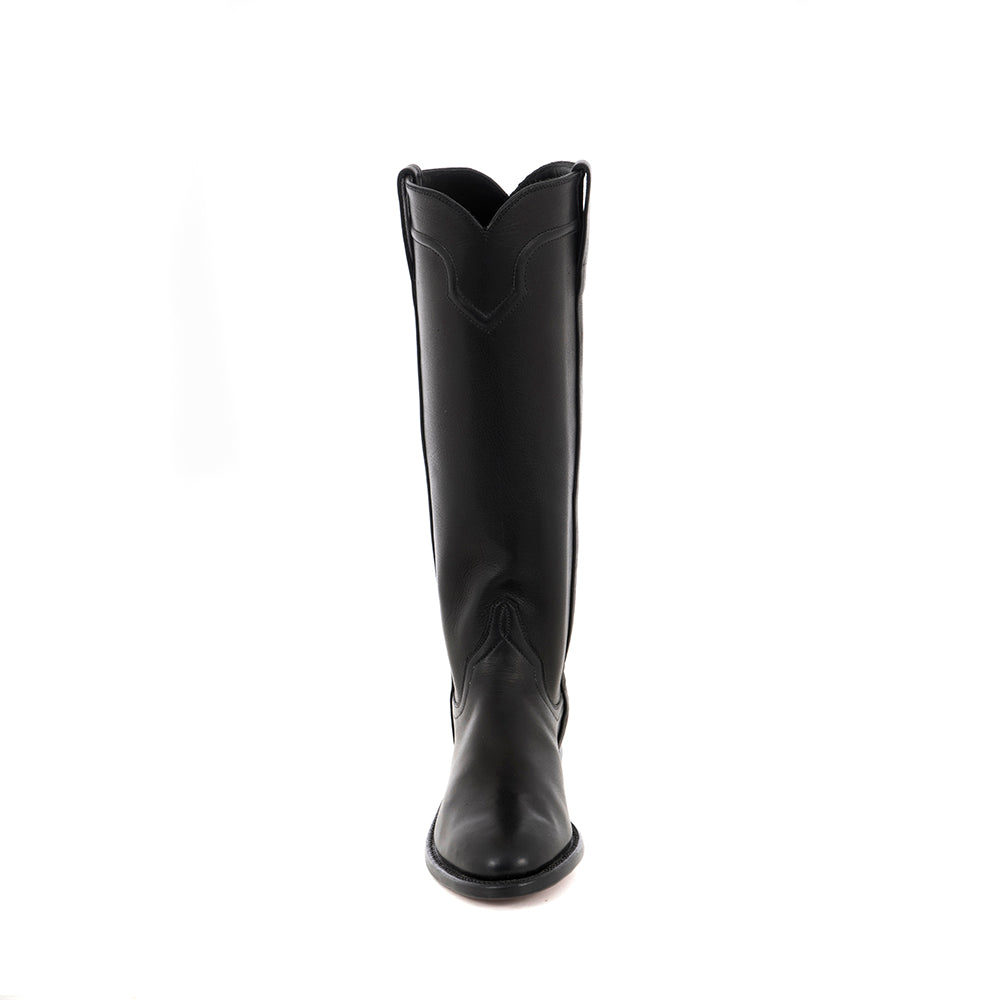 LADIES BLACK ANALINE 14" ROPER ARROW CORD BOOT