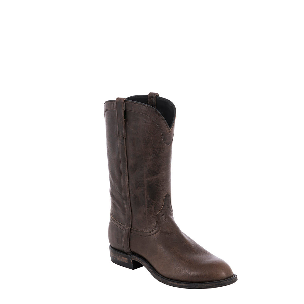 Men's Grey All Over Bison Roper