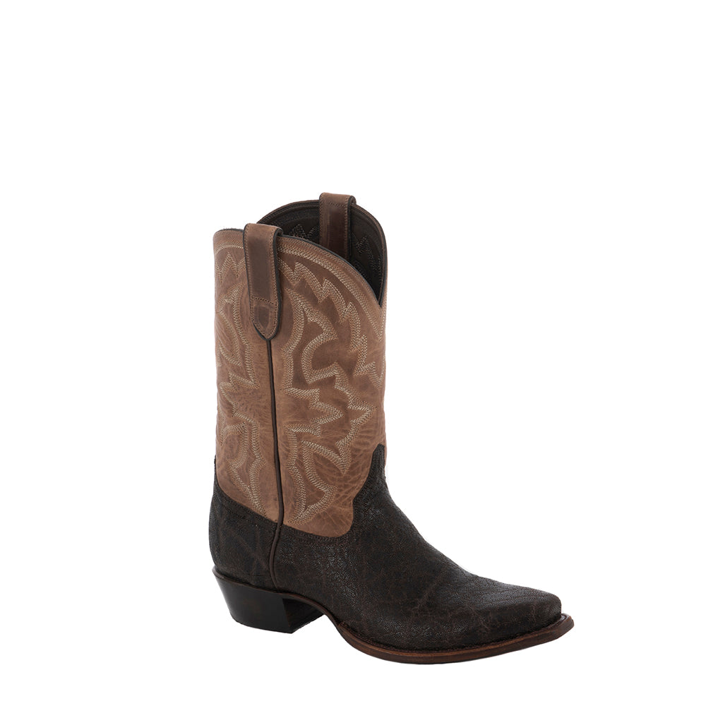 Men's Nicotine Elephant Cowboy Boot Natural Horween